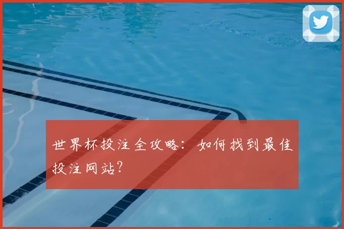 世界杯投注全攻略：如何找到最佳投注网站？